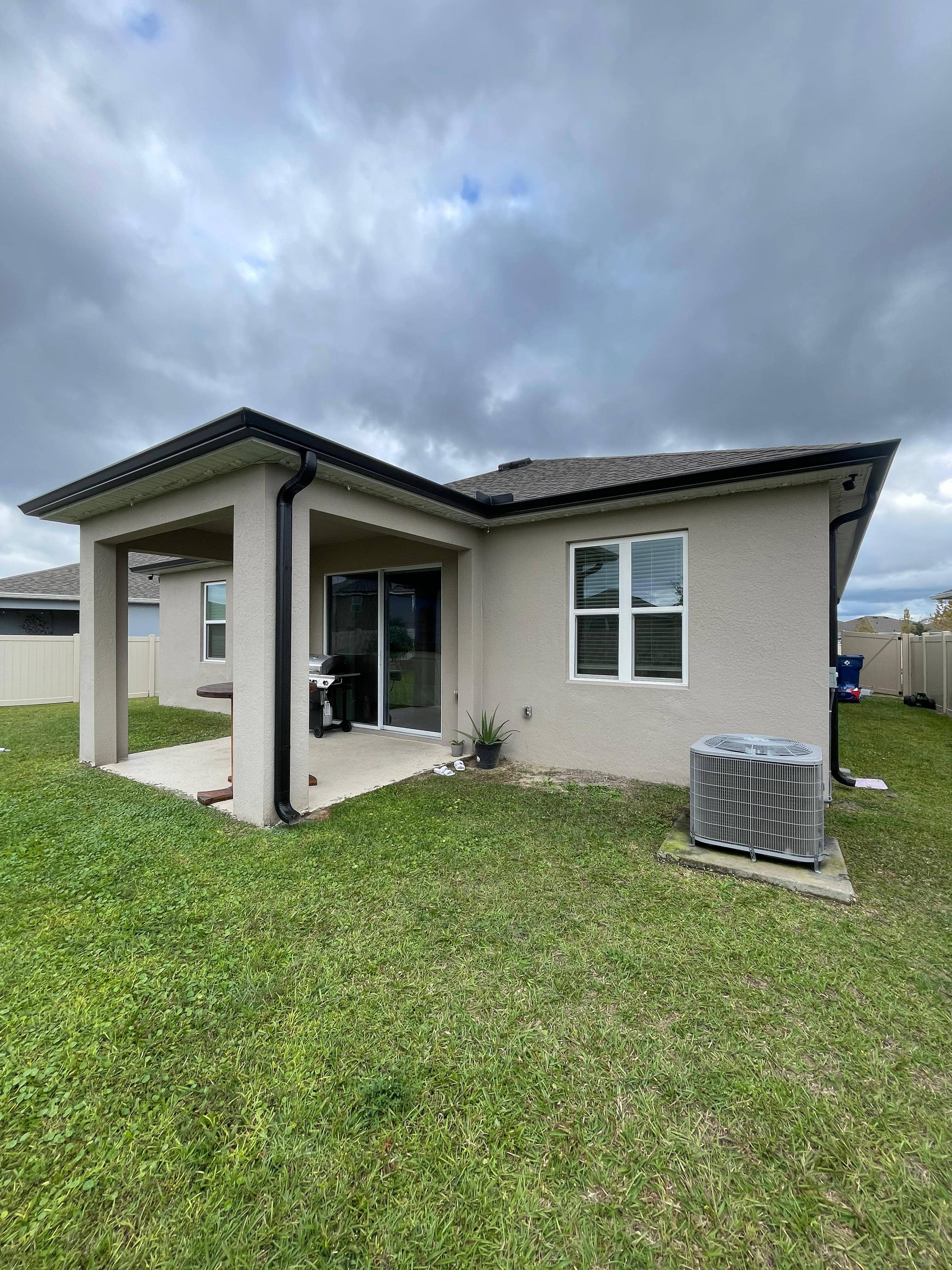 Residential gutter installation in Central Florida